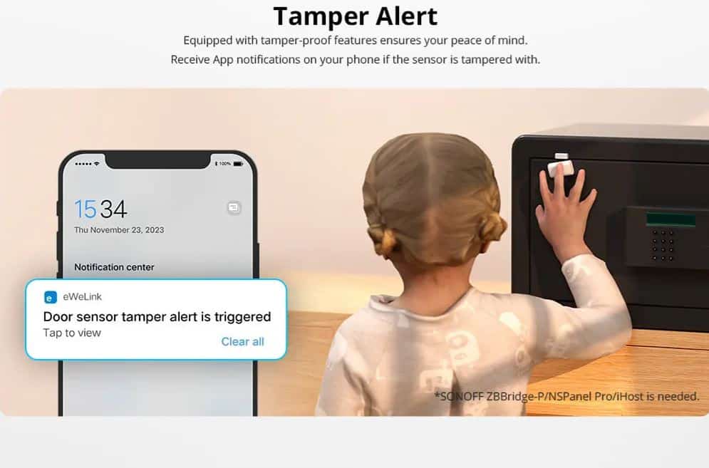 SONOFF Zigbee Door/Window Sensor SNZB-04P - Smart Security Sensor - Image 8