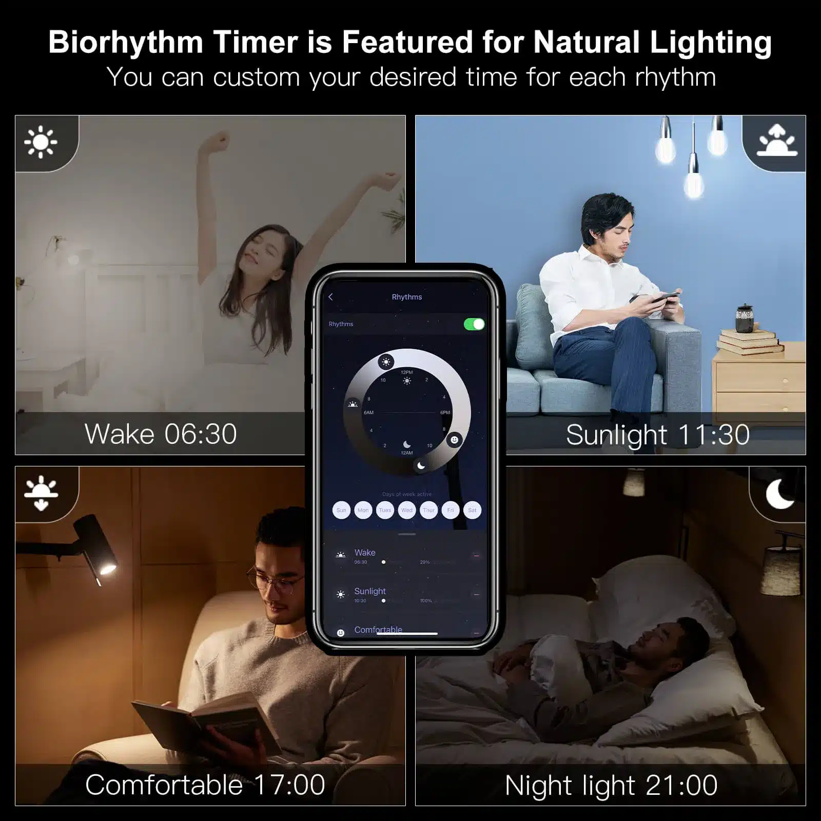 MOES Smart WiFi Filament Bulb A60 E27 – 7W Dimmable LED Lamp - Image 12