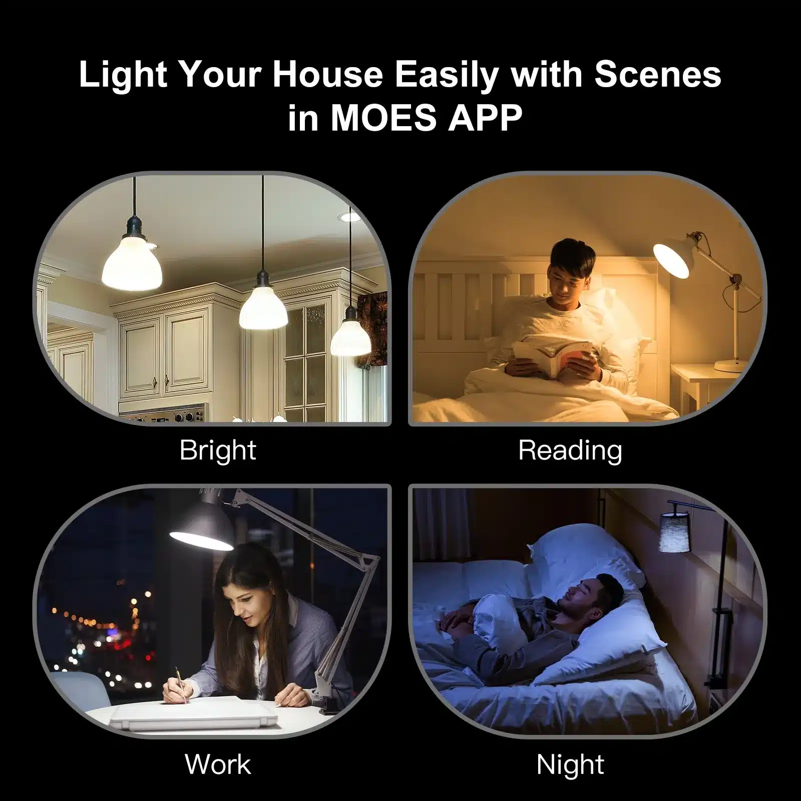 MOES Smart WiFi Filament Bulb A60 E27 – 7W Dimmable LED Lamp - Image 11