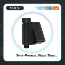 MOES WiFi Solar Powered Water Timer – Smart Irrigation Controller with IP65 Waterproof Design