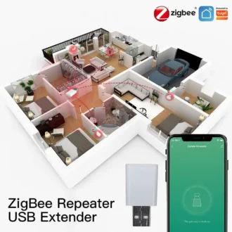 MOES ZigBee USB Signal Repeater & Hub Extender – Tuya Smart Home Amplifier