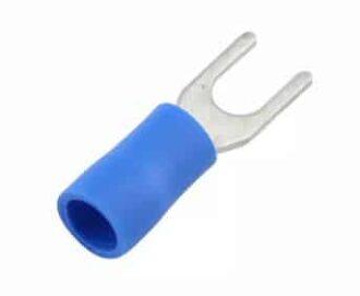 Pre-insulated Fork Terminal Wire Connector Electrical Crimp Terminal - SV (100 Pcs)