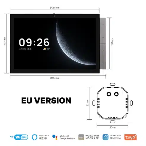 MOES Tuya 10.1-Inch Smart Control Panel Max with Ble/Zigbee Gateway - Image 6