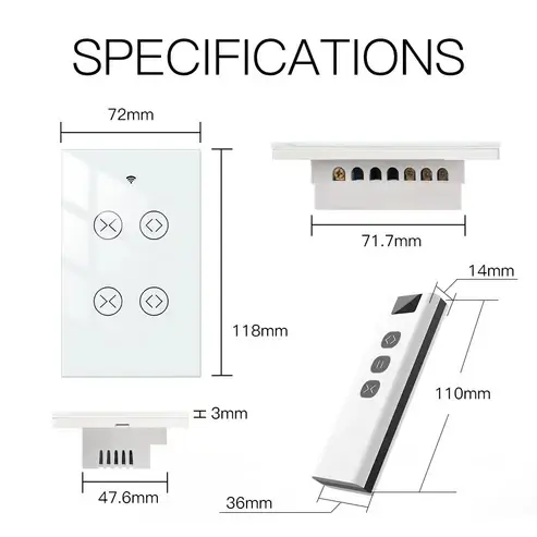 MOES WiFi Curtain Wall Switches US - Image 14