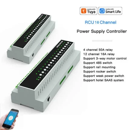 Tuya WiFi 16 channel relay controller Smart Life app control