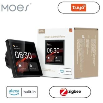 MOES Tuya Wifi Smart Touch Screen Center Control Panel with Voice Control Alexa Built-in ZigBee Gateway Built-in