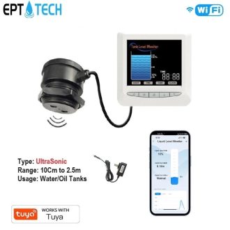 EPT-TLC2326LS-RS +WiFi Ultrasonic Water Level Sensor (Tuya-Compatible)