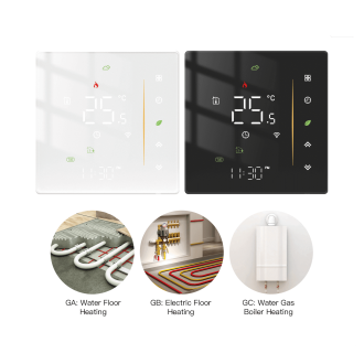 MOES Smart Thermostat WiFi programmable controller for electric underfloor heating with touchscreen display