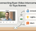 Ryan video intercom system integrated with Tuya smart scenes